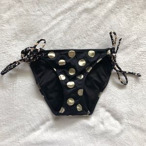 Victoria’s Secret Bikini Bottom Shimmer Polka XS